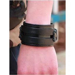 Jewelgenics Men Leather Wraparound Bracelet-picture-37