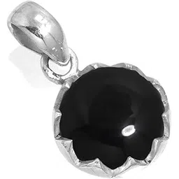 jeweloporium 925 Sterling Silver Handmade Pendant for Women 12 MM Round Gemstone Boho Silver Jewelry for Gift (99525_P)-picture-19