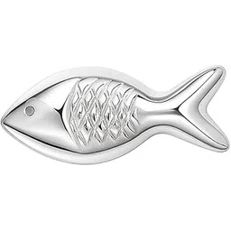 Jewelquick Silver Fish Idol/Statue/Figurine for Vastu and Wealth| Chandi ki Machli | Handcrafted Fine Silver Decorative Showpiece | Good Luck Symbol for Home, Office (1 Gram)-picture-19
