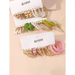 Jewels Galaxy Contemporary Ear Cuff Earrings-picture-21