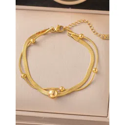 Jewels Galaxy Gold-Plated Link Bracelet-picture-18