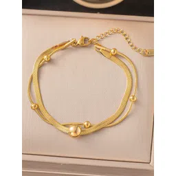 Jewels Galaxy Gold-Plated Link Bracelet-picture-17