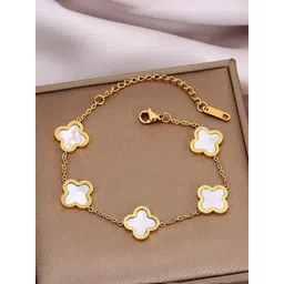 Jewels Galaxy Gold-Plated Stainless Steel Link Bracelet-picture-26