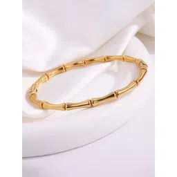 Jewels Galaxy Stainless Steel Gold-Plated Link Bracelet-picture-33