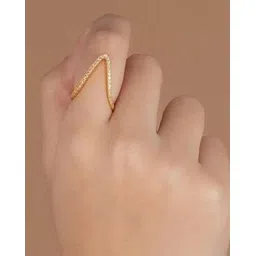 jewels galaxy Women Gold-Plated Cubic Zirconia-Studded Ring-picture-16