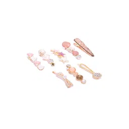 Jewels Galaxy Women Set of 8 Hair Accessories-picture-26