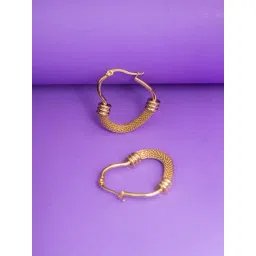 Jewelz Bold Twist Hoop Earrings for Women-picture-23
