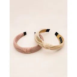 Jewelz Girls Set Of 2 Elegant Knot Hairband-picture-28