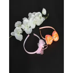 Jewelz Shiny Glitter Bow Hair Band for Kids ¿ Pack of 2-picture-11