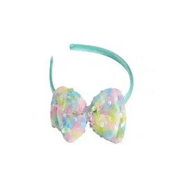 Jewelz Shiny Glitter Bow Hair Bands for Kids and Girls ¿ Pack of 2 image 5