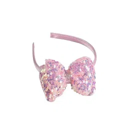 Jewelz Shiny Glitter Bow Hair Bands for Kids and Girls ¿ Pack of 2 image 4