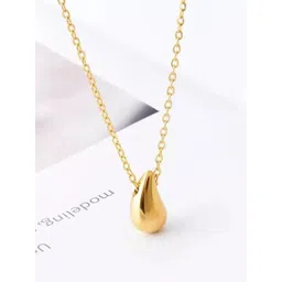 JEWILLEY Gold-Plated Stainless Steel Anti-Tarnish Tear Drop Chain-picture-18