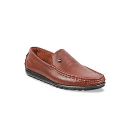 j.fontini J FONTINI Men Brown Leather Loafers-picture-27