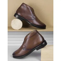 J.FONTINI Men Leather Formal Derbys-picture-16
