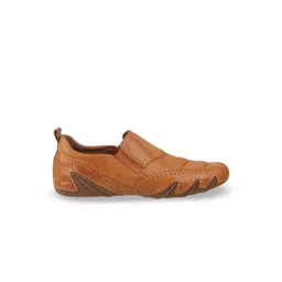 J.FONTINI Men Textured Leather Formal Loafers image 5