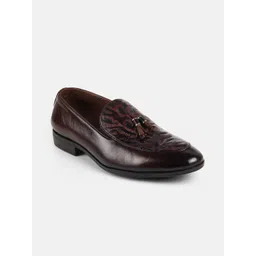J.FONTINI Men Textured Leather Formal Shoes-picture-41