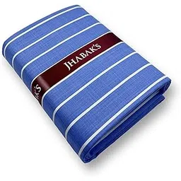 jhabak's Unstitched Striped Premium Shirt Fabric for Men - Cotton Blend Material-picture-22