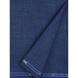 JHABAK'S Unstitched Trouser Fabric for Men Poly Viscose Self Design Material 1.30m Pant Piece Cloth (Blue, Free Size)-picture-46
