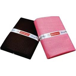 jhabak's Untitched Shirt and Trouser Fabric - Cotton Blend Material - 2.25m Shirt Cloth - 1.20m Pant Piece (Rose Pink)-picture-23