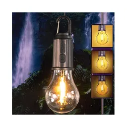 ji & ja Ji and Ja Portable Rechargeable Camping Hanging Bulb with 3 Modes Tent Lamp Decorative Tent Lamp for Camping, Hiking, Backpacking, Emergency Outage ( Batteries not Included )-picture-28