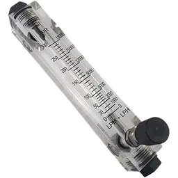 "Ji" Japsin Instrumentation Acrylic Tube Rotameter for Air Flow Meter, 0 to 300 LPM With Dual Scale of 0 to 18000 LPH Range, 1/2" BSP (M) Rear Top & Bottom Connections, Control Valve Provided-image-32