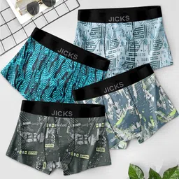jicks Pack of 4 Printed Men Trunk-picture-23