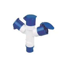 JIGO 3 Pin Industrial Plug 3 Way Splitter 16 A Current and 220-250 V Voltage, JG-1013 (Pack of 2)-picture-10