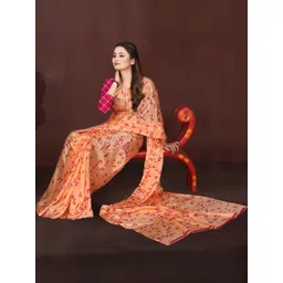 Jihana Fab Multi Poly Chiffon Sarees-picture-28