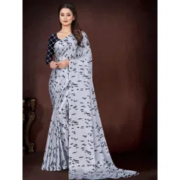 Jihana Fab Multi Poly Chiffon Sarees-picture-31