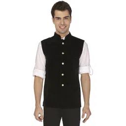jihuzur Solid Men Waistcoat-picture-14