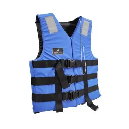 Jilani Adult Life Jacket Safety Vest Durable Polyester with Foam Blue 40 to 120 Kg Weight Capacity Size XL-picture-48