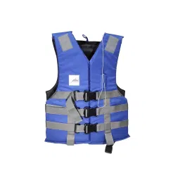 Jilani Adult Safety Life Jacket Vest Durable Polyester with Foam Blue 75 Kg Weight Capacity-picture-43