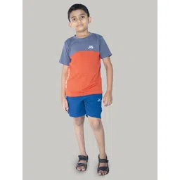 JILZ Boys Colourblocked T-shirt with Shorts-picture-25