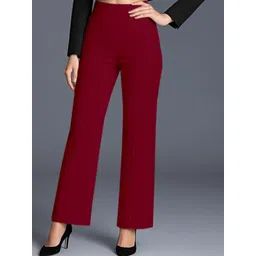 Jinax Women Mid-Rise Relaxed Fit Trousers-picture-29