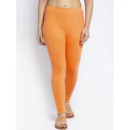 Jinfo Women Orange Solid Legging-picture-34