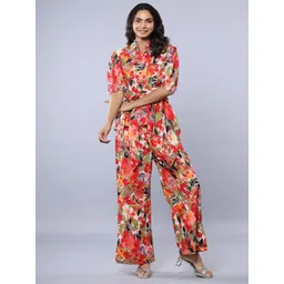 JISORA Floral Printed Pure Cotton Top With Trouser-picture-38