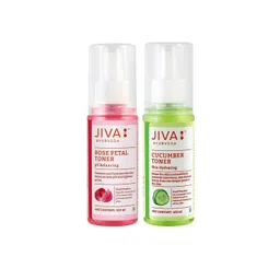 Jiva Set Of 2 Rose Petal Water & Cucumber Water Toner For Skin-100ml Each-picture-27