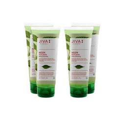 Jiva Set Of 4 Neem Face Wash Deep Cleanses & Controls Acne-100g Each-picture-17