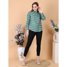 Jivitha Women Cotton Shirt Style Longline Top-picture-17