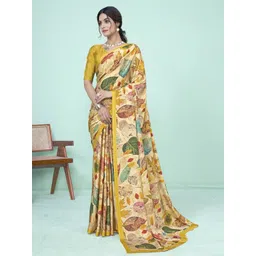 JIVORA Floral Printed Saree-picture-20