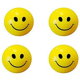 jiyansh traders 4 PCS Smiley Ball OR Soft Stress Relief Ball OR Smiley Squeeze Ball- 7 cm-picture-14