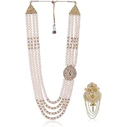 jiyanshi fashion Groom Sherwani Mala With Brooch Combo-picture-21