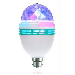 jiz 100% BEST QUALITY Diwali Offer Buy now 360 Degree LED Crystal Rotating Bulb Magic Disco LED Light,LED Rotating Bulb Light Lamp for Party/Home/Diwali Decoration Flash/ multipal Lighting Modes Single Disco Ball-picture-13