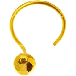 jj jewellers 18k (750) solid gold nose pin for women-picture-38