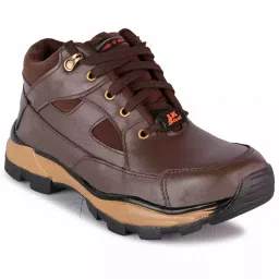 JK Steel Steel Toe Safety Shoes High Ankle Rubber Sole Brown Size UK 9, JKPSF141BRN9-picture-35