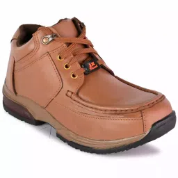 JK Steel Steel Toe Safety Shoes High Ankle Rubber Sole Tan Size UK 10, JKPSF143TAN10-picture-48