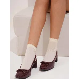 JM Looks Block Pumps with Bows-picture-32