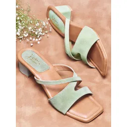 JM Looks Ethnic Block Sandals-picture-41