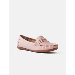 JM Looks Girls Slip-On Textured Lightweight Stylish Loafer image 3