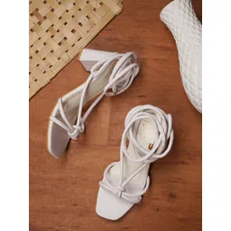 JM Looks Strappy Block Heel Gladiators-picture-32